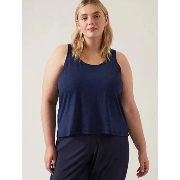 ATHLETA UPTEMPO ll TANK **LOT OF 2** SIZE 3X NWT NAVY AND PLUM ATHLEISURE - Picture 3 of 15